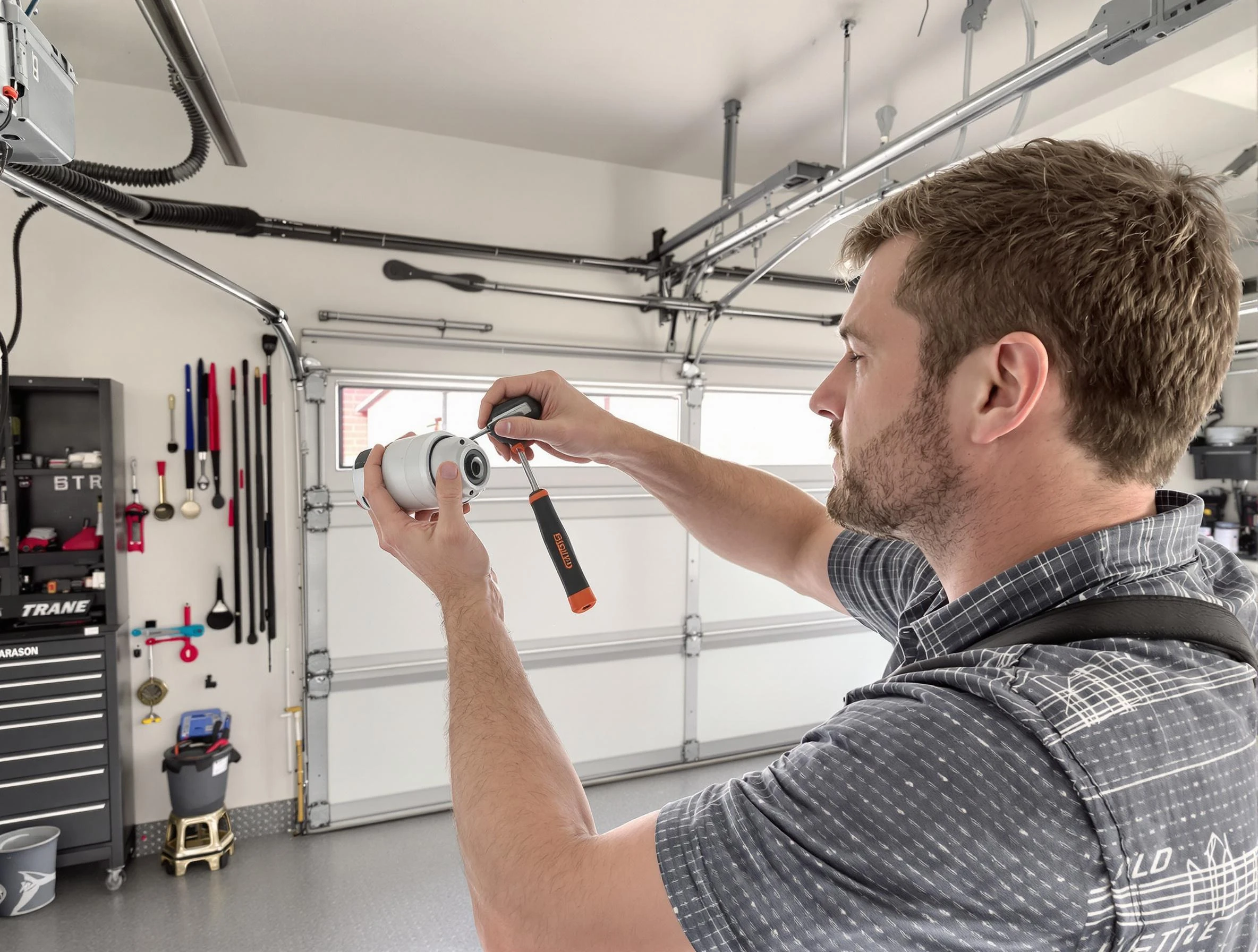 Garage door opener repair service by Manchester Garage Door Repair in Manchester